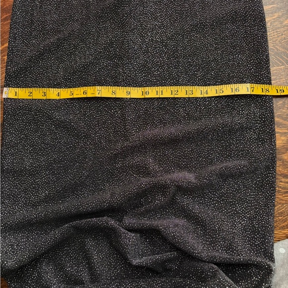 Vintage 90s Jump by Wendye Chaitin Metallic Gray Maxi Dress - Picture 7 of 8